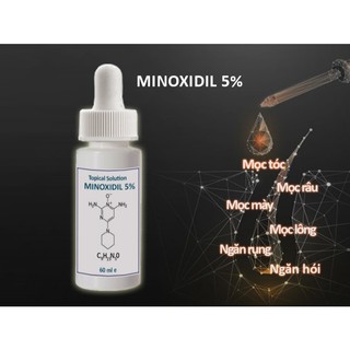  Dung dịch minoxidil 5% thành phẩm tại nhà máy giúp ngăn rụng và mọc râu tóc 