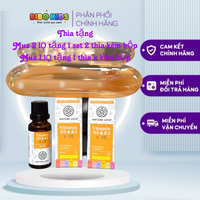 D3 K2 Kids Nature Love – Dòng D3 K2 phù hợp nhất cho bé