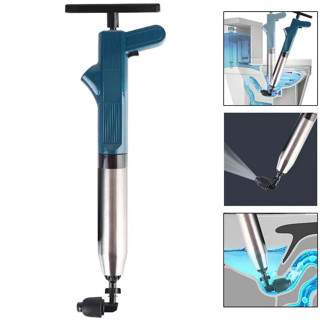 Súng Thông Tắc Bồn Cầu, Chậu Rửa Bát, Bồn Tắm  -Bơm hơi nén khí thông bồn cầu lực mạnh