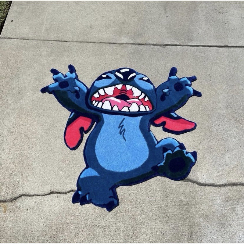 Thảm Trang Trí Dệt Len Stitch Hand Tufted - Stitch rug