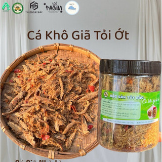  Cá Khô Giã Tỏi Ớt Hũ 200g  Cá Nục Nướng Giã Ớt Tây Bắc 