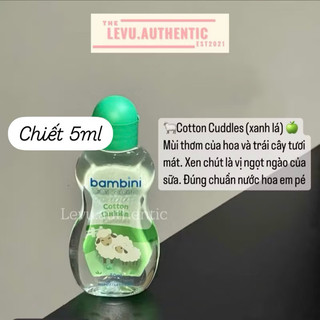 Nước hoa em bé Bambini & Bench - Chiết 5ml