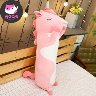 Gấu bông Ngựa Pony Unicorn kì lân 1 sừng, gối ôm hình thú dài cho bé, quà sinh nhật tặng bé, người yêu