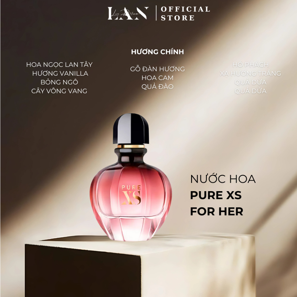 [LAN] Nước Hoa Nữ Pace Rabanne Pure XS EDP 10/20ml