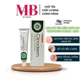 Kem Bôi Ngứa Vảy Nến Thái Lan Clinoderm Cream 15g Hỗ Trợ Viêm Da Cơ Địa, Tổ Đỉa, Nước Ăn Tay Chân