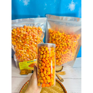 (Mua 1 Tặng 1) Combo 1kg (2 Túi) Nui sấy tẩm gia vị giòn ngon, đậm vị. Nui Chiên Bơ Giòn Tan