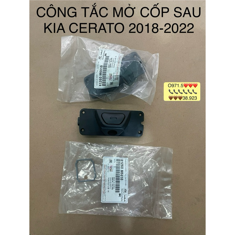 công tắc mở cốp sau kia cerato 2018-2023 xịn giá rẻ 81260-M6010