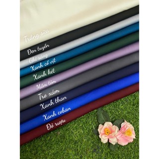 Lụa Ngọc Trai Cao Cấp hàng loại 1 em về nhiều màu cho các chị tha hồ lựa chọn hàng siêu đẹp, chất mềm mát,co giãn nhẹ...