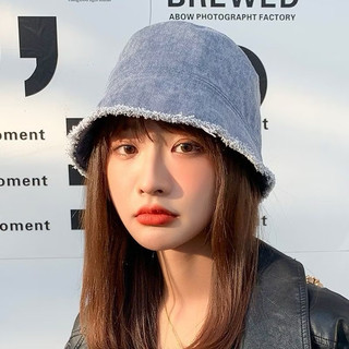  Mũ bucket Jean Viền Tua Rua Thời Trang Unisex Nam Nữ Hàng Có Sẵn 