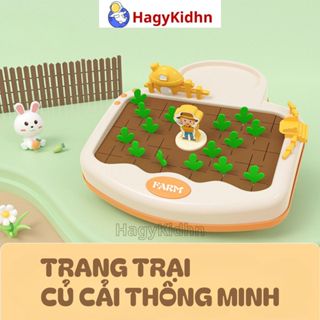 Đồ Chơi Nhổ Cà Rốt Củ Cải Trang Trại Thông Minh Cho Bé Hagykidhn Giúp Bé Phân Biệt Màu Sắc Rèn Luyện Trí Nhớ Giác Quan 