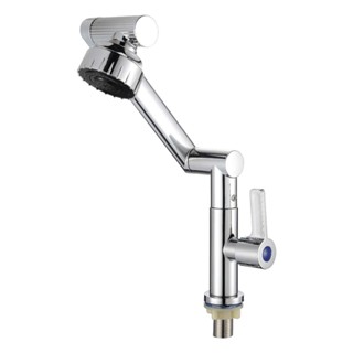 vòi nước LẠNH inox dùng cho labo 304 xoay 720 độ đầu vòi 2 chế độ nước tạo bọt và tăng áp