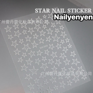 sticker dán móng nail hình ngôi sao