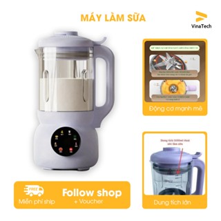 Máy Làm Sữa Hạt OSTMARS Cối Thuỷ Tinh Đa Chức Năng Nấu Dung Tích 1100ml Lưỡi Dao 10 Cánh.Bảo hành 12 tháng.