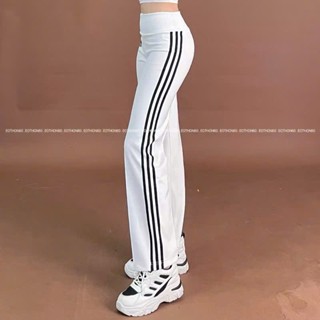 Quần loe 3 sọc viền, quần thể thao, quần gym yoga aerobic, đồ tập