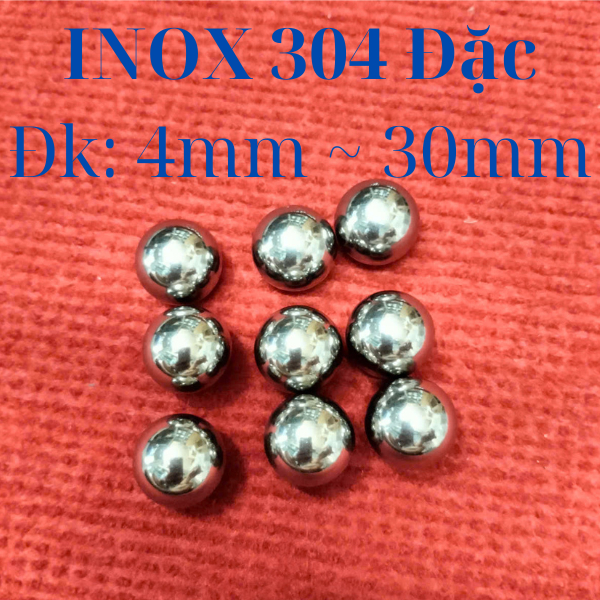 Bi INOX 304 (đặc) Đường kính từ 4mm ~ 30mm