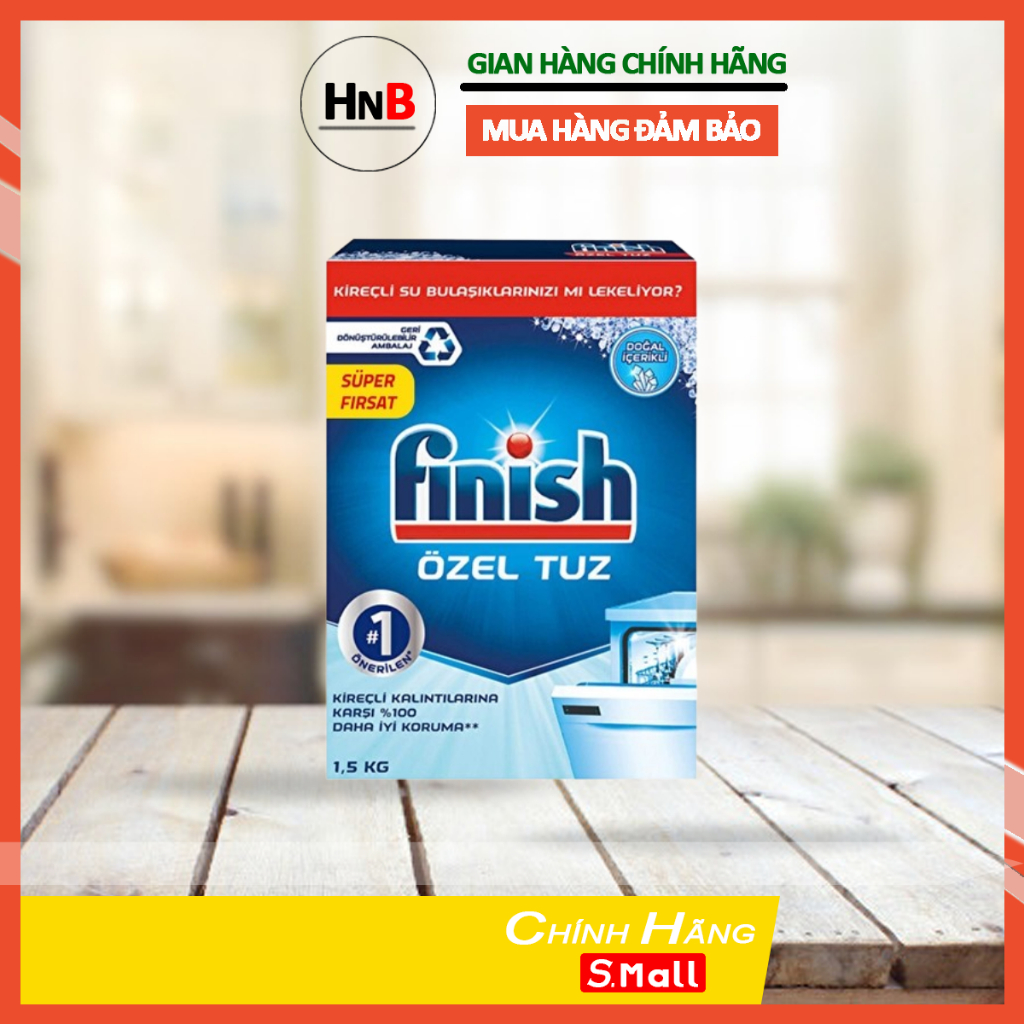 Muối rửa bát Finish 1.5kg