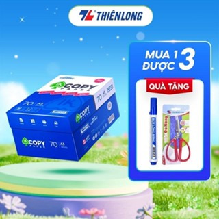 Combo 10 ream Giấy in A4/70, giấy photo 70gsm IK Copy 500 tờ - Thùng giấy A4 cứng không gợn sóng