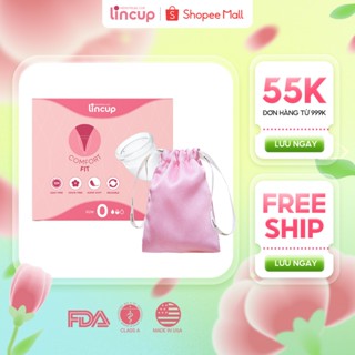 Cốc nguyệt san Lincup và túi lụa Satin bảo quản cốc