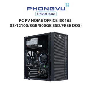 PC PV Home Office I30165 (i3-12100/8GB/500GB SSD/Free DOS) - Bảo hành 36 tháng