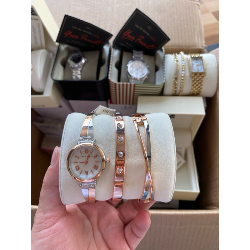Set đồng hồ Anne Klein nữ
