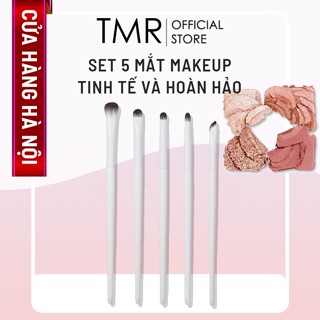 Cọ Mắt Trang Điểm TMR 5 Cây Cloud – Lông Mềm Nhẹ – Blend Phấn Tự Nhiên Mềm Mịn, Dễ Tán
