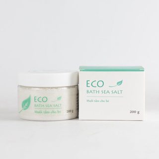 Muối tắm bé ECO 400g - Muối Tắm Thảo Dược Giành Cho Bé - Muối Tắm Sinh Dược Giảm Rôm Sảy Mề Đay