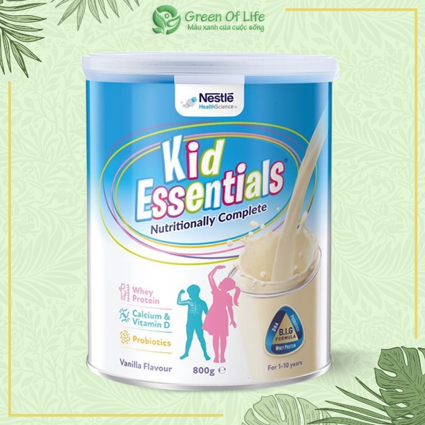 GREENOFLIFE Sữa Kid Essentials Nestle 800g Chính Hãng