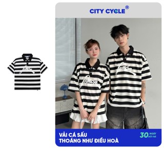 Áo thun polo nam nữ phông có cổ Local Brand Chính Hãng City Cycle Áo Polo Lemỏn