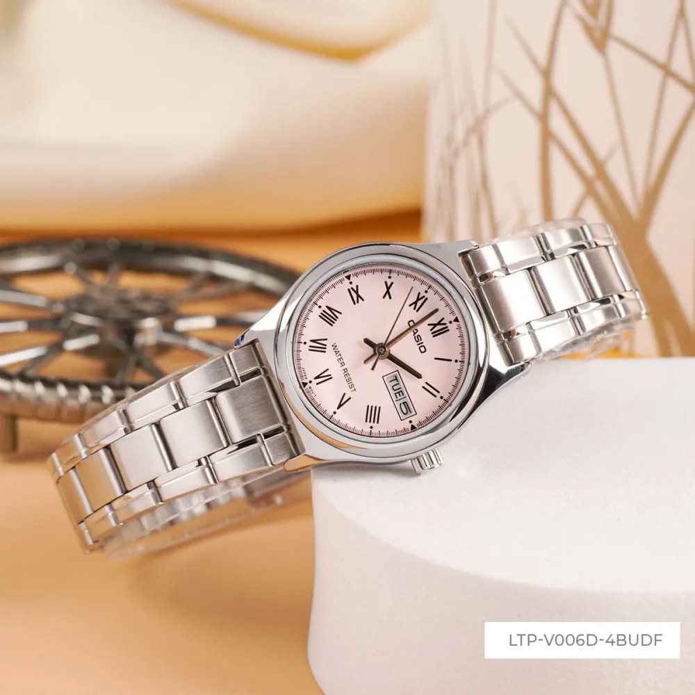 Đồng hồ nữ dây kim loại Casio Anh Khuê LTP-V006D-4BUDF chính hãng | BigBuy360 - bigbuy360.vn