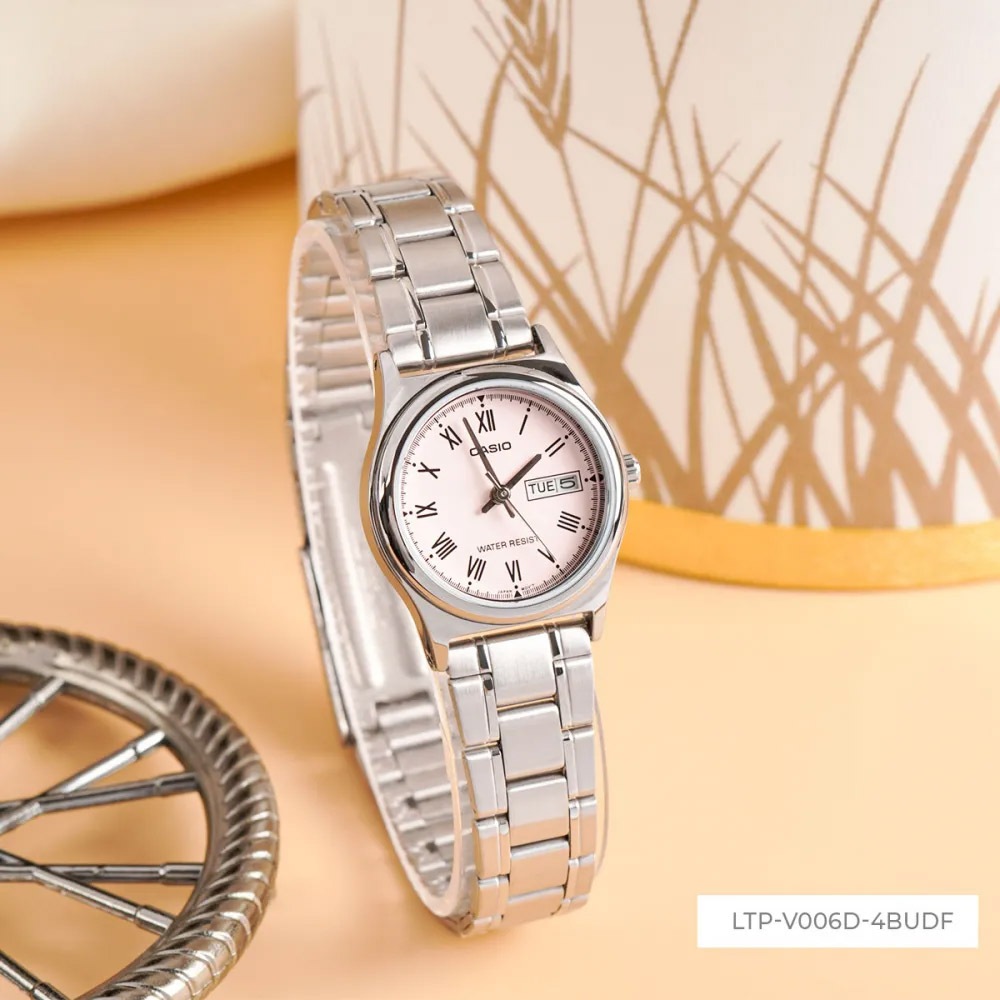 Đồng hồ nữ dây kim loại Casio Anh Khuê LTP-V006D-4BUDF chính hãng | BigBuy360 - bigbuy360.vn