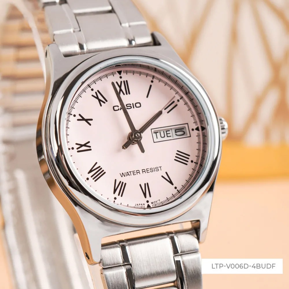 Đồng hồ nữ dây kim loại Casio Anh Khuê LTP-V006D-4BUDF chính hãng | BigBuy360 - bigbuy360.vn