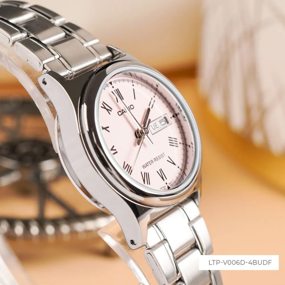 Đồng hồ nữ dây kim loại Casio Anh Khuê LTP-V006D-4BUDF chính hãng | BigBuy360 - bigbuy360.vn