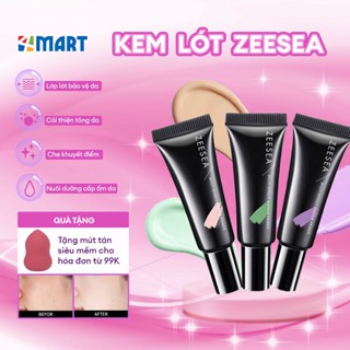  Kem lót Zeesea dạng lỏng che khuyết điểm kiềm dầu Tuýp kem lót trang điểm giúp nâng tông tự nhiên chống nước. 