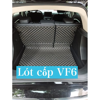   HÀNG CÓ SẴN TRONG 2 NGÀY  Lót cốp Vinfast  VF6 - Thảm lót da chống xước chống nước không mùi 