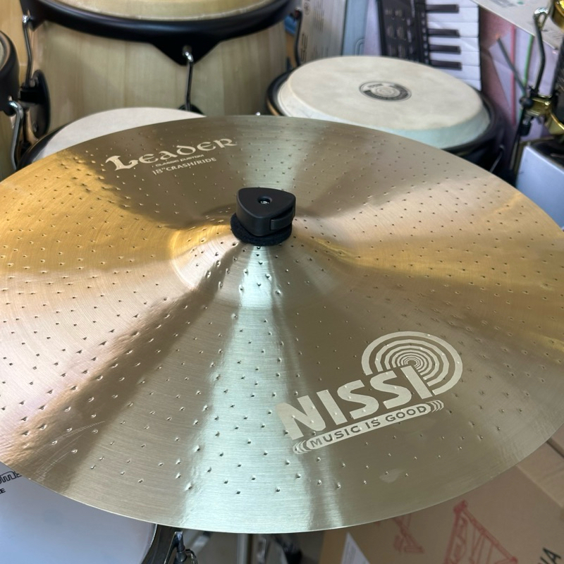 Cymbal NISSI LEADER Crash/Ride 18”. Đồng cao cấp B20.