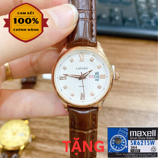 Đồng Hồ Nữ LONGBO 83638L Chính Hãng Tặng Pin Đồng Hồ Cao Cấp