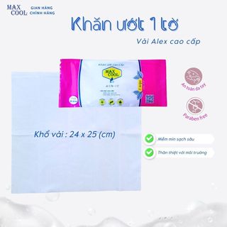 100 cái Khăn lạnh Max Cool 1 tờ, Vải mịn