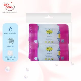100 cái Khăn lạnh Max Cool 1 tờ, Vải mịn