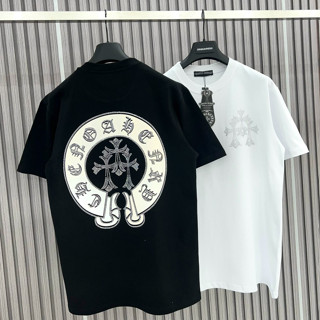 Áo Thun Chrome Heart Đính Đá Phản Quang Phong Cách Street Style, Hàng Cao Cấp Cực Xịn