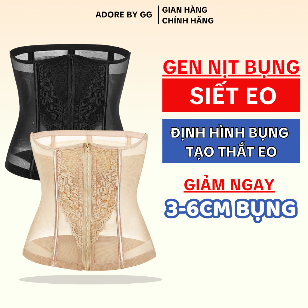 Đai nịt bụng Adore định hình siết eo Gen điều hoà thon gọn vòng eo, co giãn 4 chiều Định hình thăt e