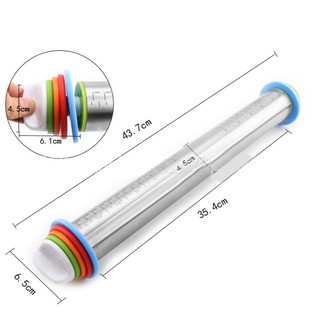 Cây lăn bột điều chỉnh độ dày bột (2-10mm)