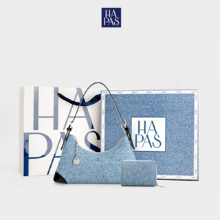 Bộ Quà Tặng Túi Xách Nữ Đeo Vai Chain Lock HAPAS Đáy Nhọn Size 28 - TDV240763