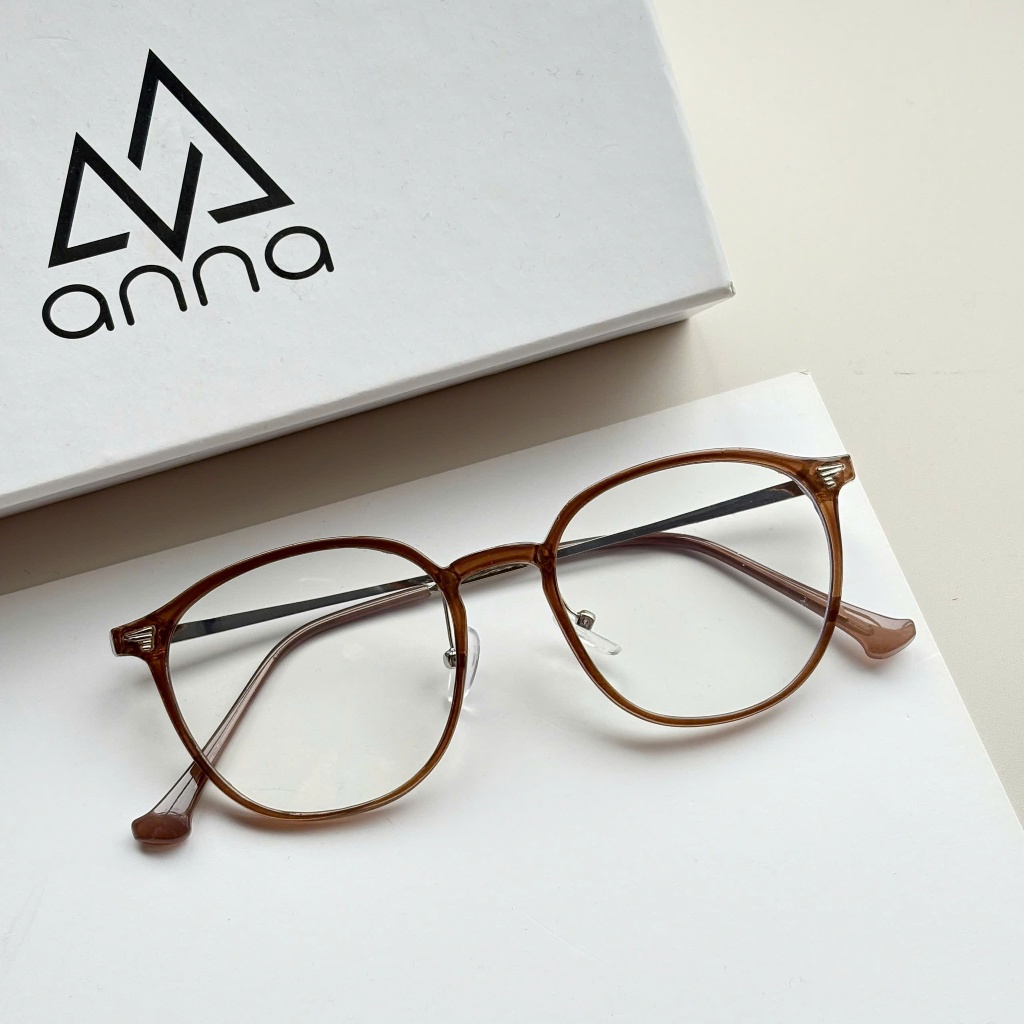 Gọng kính cận thời trang nam nữ ANNA dáng vuông unisex cá tính 72598 | BigBuy360 - bigbuy360.vn