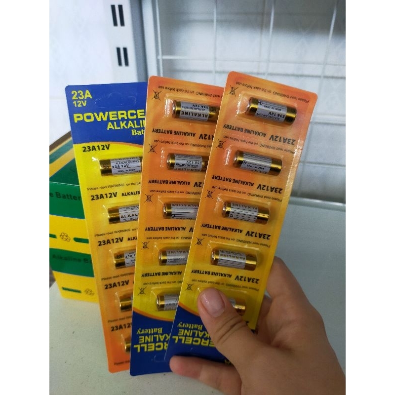 Pin điều khiển 12v vĩ 5 viên, pin 12v, pin hình trụ 23A, alkaline battery