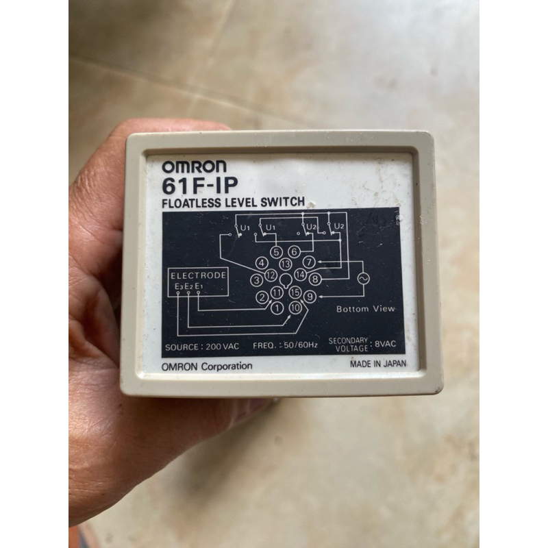 OMRON 61F-G2P / G1P / IP Japan, New 90% Chuyen kiểm soát mức nước