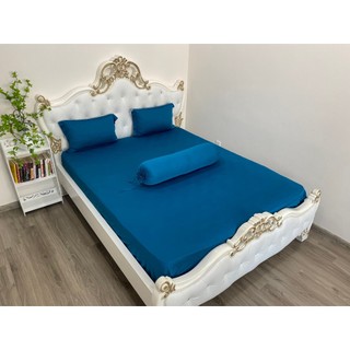 {SP1 - HỎA TỐC} TỔNG HỢP 16 MÀU- Bộ Ga Gối Thun Màu Trơn 4 Món ( 1 Ga Bọc + 2 Vỏ Gối Nằm + 1 Vỏ Gối Ôm)
