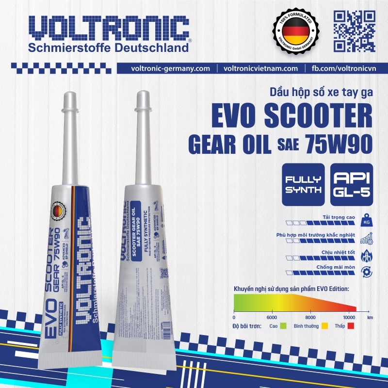 Voltronic EVO Scooter Gear Oil 75W90 120ml