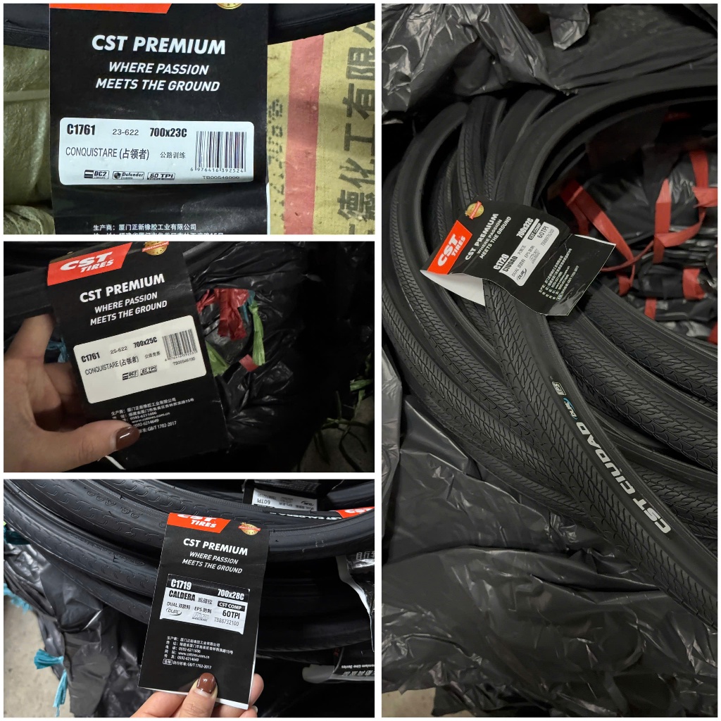 Lốp ( vỏ ) xe đạp bánh 700x23c, 700x25c,700x28c, 700x32c, Lốp xe đạp CST cao cấp Chống Mòn