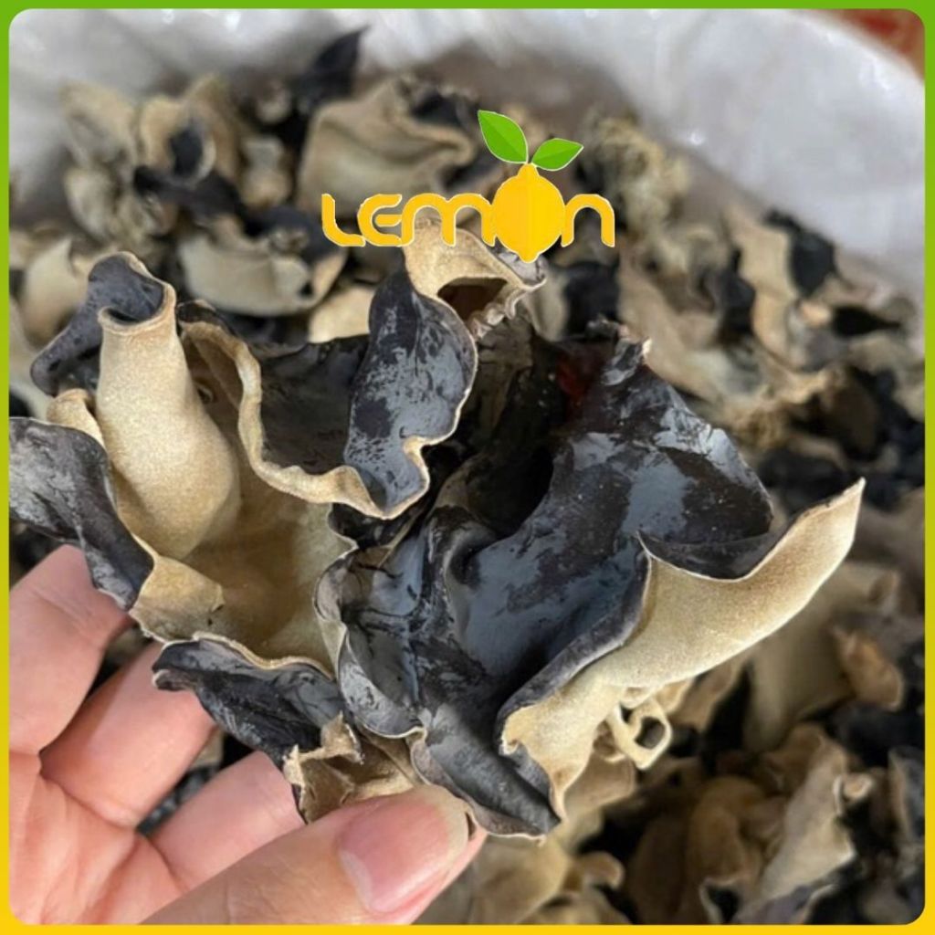[50g-100g] Nấm mèo 2 da cánh mỏng - Mộc nhĩ đen khô ráo