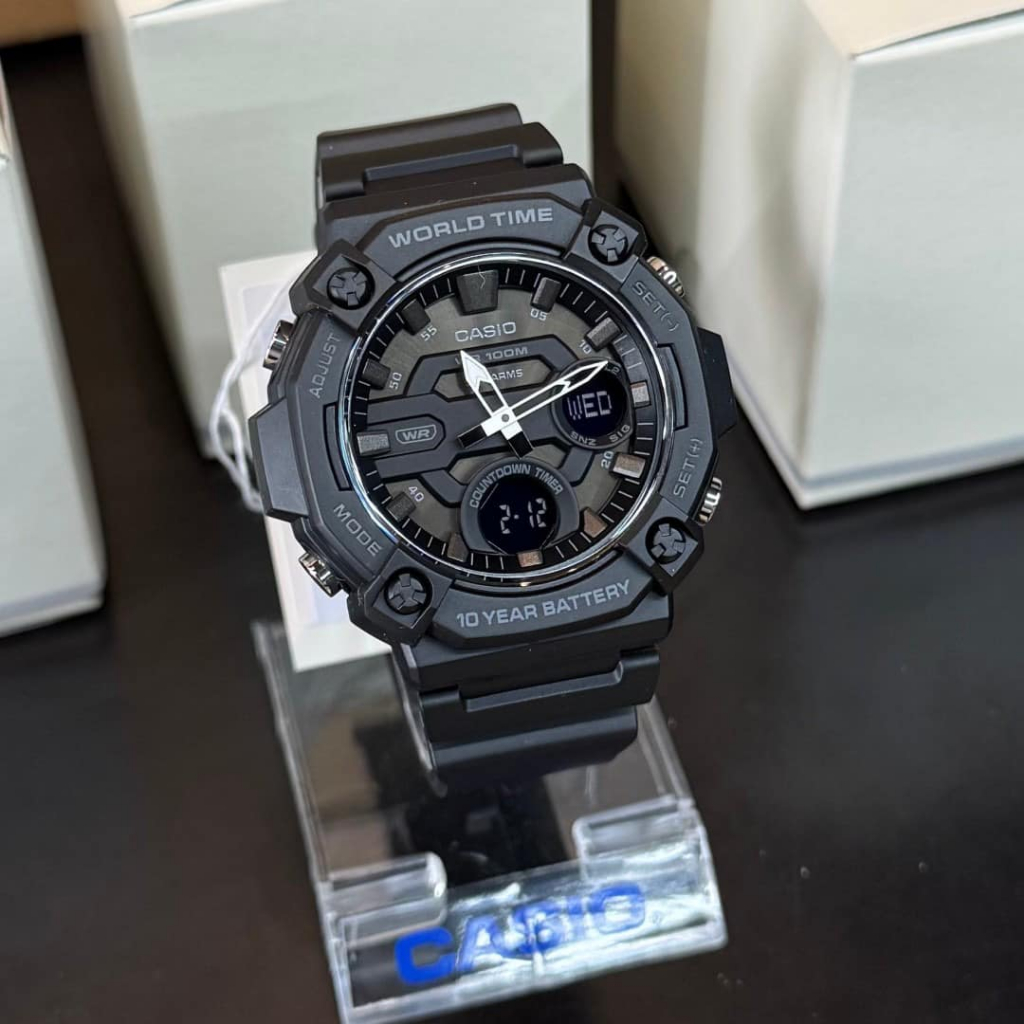 Đồng hồ Nam dây nhựa Casio AEQ-120 chính hãng chính hãng bảo hành 1 năm Pin trọn đời | BigBuy360 - bigbuy360.vn